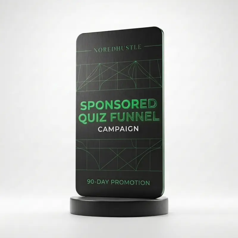 NoredHustle Sponsored Quiz Funnel Campaign